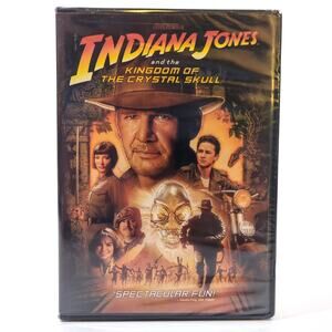 Indiana Jones and the Kingdom of the Crystal Skull DVD New Sealed Harrison Ford